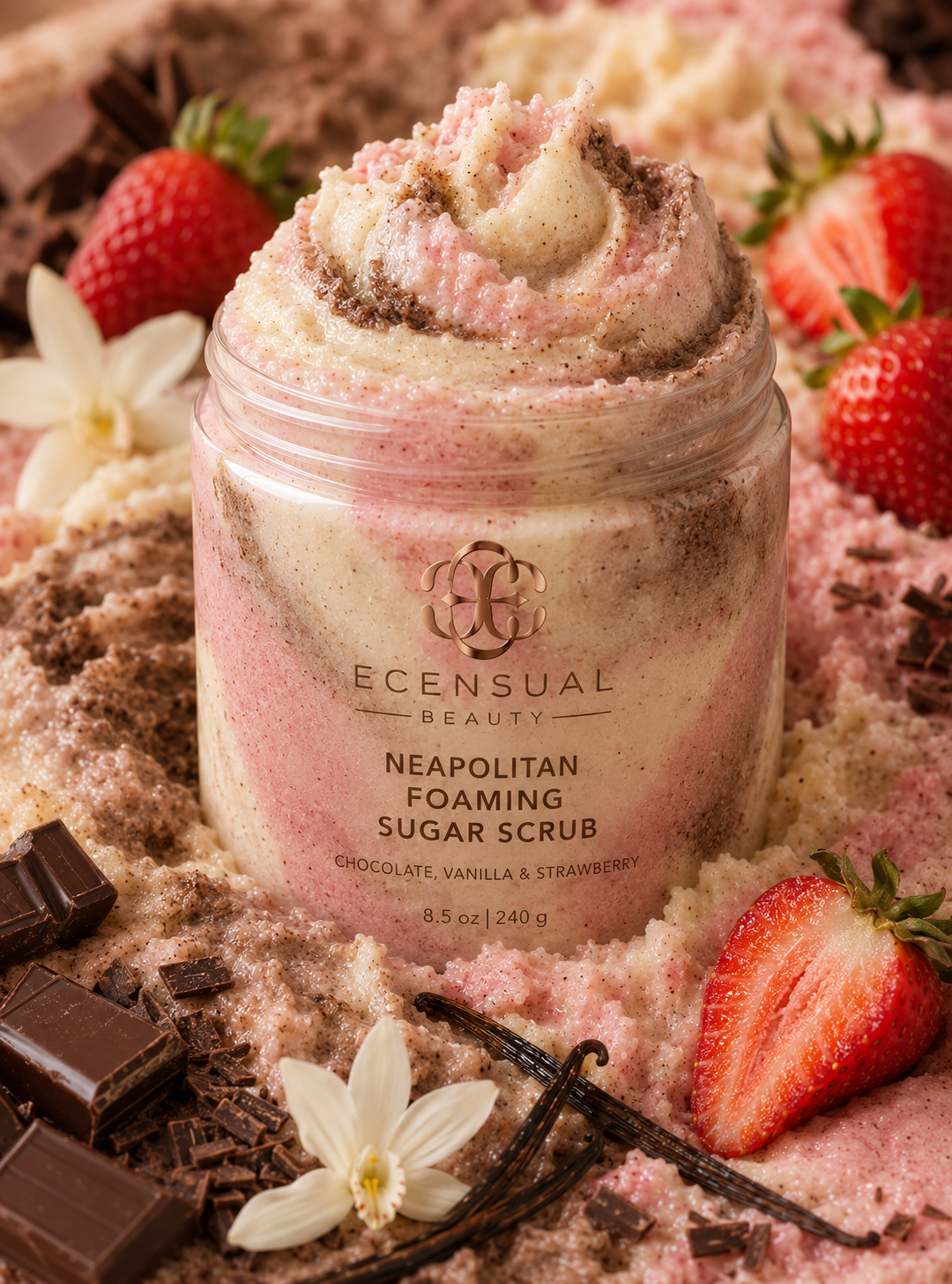 Neapolitan Foaming Sugar Scrub